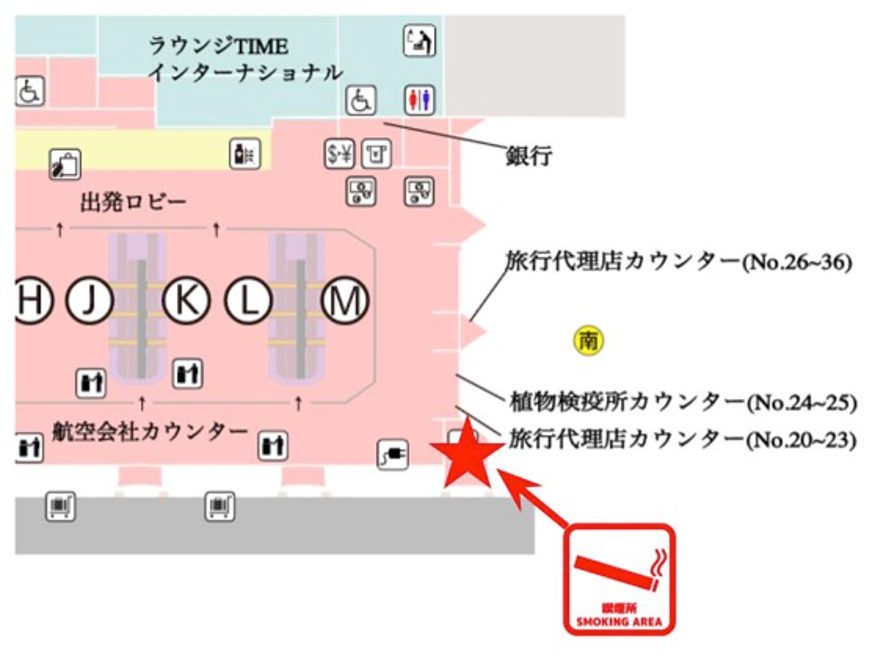 福岡空港の喫煙所はどこ 国内線 国際線別おすすめ喫煙スポット Bthacks 仕事の成功をアシストするビジネスパーソン向けメディアサイト